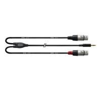 CORDIAL CFY 3 WFF Cavo Y Stereo Mini Jack TRS/2x XLR 3 m