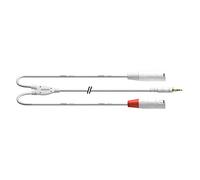 Cordial - Cavo adattatore Y con jack stereo placcato oro da 3,5 mm e 2 connettori XLR maschi CFY 3 W mm-SNOW Bianco