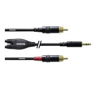 Cordial CFY1,5WCC Audio Cavo adattatore [1x Spina jack da 3.5 mm - 2x Spina