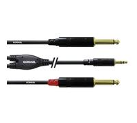 Cordial CFY1,5WPP Audio Cavo adattatore [1x Spina jack da 3.5 mm - 2x Spina ja