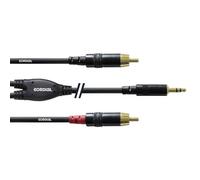 Cordial CFY3WCC Audio Cavo adattatore [1x Spina jack da 3.5 mm - 2x Spina RCA]