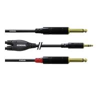 Cordial CFY3WPP Audio Cavo adattatore [1x Spina jack da 3.5 mm - 2x Spina jack
