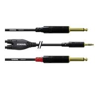 Cordial CFY6WPP Audio Cavo adattatore [1x Spina jack da 3.5 mm - 2x Spina jack