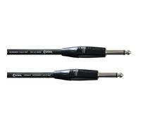 Cordial CII 3 PR - Cavo per chitarra e altri strumenti, da jack mono ad angolo retto da 6,3 mm a jack mono 6,3 mm, lunghezza 3 m