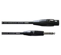 Cordial CIM 0.6 FV cavo di interfaccia e adattatore XLR Plug 6.3mm Nero