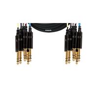 Cordial CML 8-0 VV 5 C - Cavo multiplo, da 8 jack stereo da 6,3 mm a 8 jack stereo da 6,3 mm, lunghezza 5 m