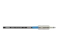 Cordial CPI 0.15 ZZ Patch Cable [3.5mm Jack] 150mm (Black/Blue) - Cavo patch stereo
