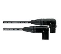 CORDIAL - CPM0.5FRMR - Cavo microfono XLR femmina ad angolo, spina XLR 0,5 m, spina NEUTRIK, Select