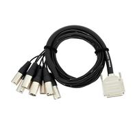 Cordial Economy Multicore D-Sub/XLRm 8-fach, Rean Stecker, 1,5m - Cavo multicore analogico
