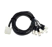 Cordial Economy Multicore D-Sub/XLRm 8-fach, Rean Stecker, 3 m - Cavo multicore analogico