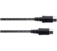 Cordial ED 1.5 AA DIN 5-Pole/MIDI Cable 1.5m (Black) - Cavo MIDI