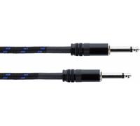 Cavo per chitarra, con jack da 3 m, colore: blu