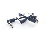 CORDIAL - ELEMENTS EI 0.10 RR, Cavo Sbilanciato Patch, Jack TS (Mono) Angolato/Jack TS (Mono) Angolato 10 cm