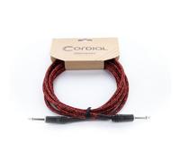 Cordial EI-7.5-PP-TWEED-RD Instrument Cable 7.5m (Black/Red) - Cavo per strumenti