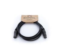 Cordial - ELEMENTS EM 1 FM, Cavo Bilanciato, XLR Maschio/XLR Femmina 1 m, Nero