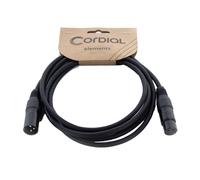 Cordial - ELEMENTS EM 5 FM, Cavo Microfonico Bilanciato, XLR Maschio/XLR Femmina 5 m, Nero