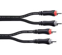 Cordial Cavo audio Elements EU 3 CC – 2x RCA maschio/2x RCA maschio, 3 m, Nero