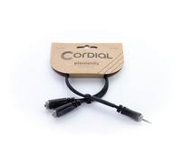 Cordial - ELEMENTS EY 0.3 WYY, Cavo Y Stereo, Mini Jack TRS/2x Presa Mini Jack TRS (Femmina) 30 cm