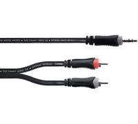 Cordial - ELEMENTS EY 3 WCC, Cavo Y Stereo, Mini Jack TRS/2x RCA Maschio 3 m