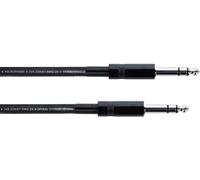 Cordial Cavo audio ELEMENTS EM 0,5 VV – Bilanciato, Jack TRS 6,3 mm, 50 cm, Nero