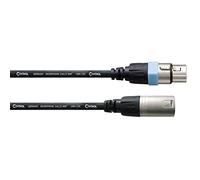 Cordial Fair Line - Cavo per microfono ccm 1 FM, 1 m XLR femmina/XLR maschio, cavo: Fair Line - Cavo per microfono nuova, nuova per REAN di alta qualità Connettore tipo XLR, nero