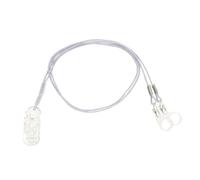 Cordicella Antismarrimento per Apparecchi Acustici, Clip Sicura Regolabile | Silicone e ABS Nailon, Custodia e Protezioni, Bianco, Uso Domestico e Visite Cliniche
