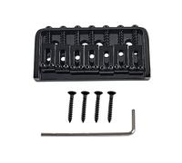 Cordiera a 7 corde con sella fissa per chitarra e ponticello con viti di montaggio e chiave per parti di chitarra elettrica