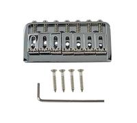 Cordiera a 7 corde per chitarra fissa Hardtail Bridge Caricamento dall'alto con viti e chiave per chitarra elettrica Accessori per chitarra elettrica a 7 corde in metallo