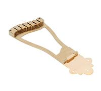 Cordiera a Ponte per Chitarra Jazz, Materiale Resistente Lega Zinco, Installazione Semplice, Cordiera Chitarra Professionale for Musicisti Jazz, Studio e Concerto