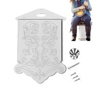 Cordiera Decorativa Per Mandolino | Parti Ponticello E Cordiera Mandolino Da 8 Corde Con Fibbia E Viti | Parti Strumenti Musicali,Principianti Festival All'aperto Aula Festa Gioco Spettacolo Scuola