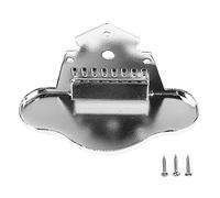 Cordiera di ricambio per mandolino, in lega di zinco cromato, per chitarristi di mandolino, migliora il volume del tono, mantiene la finitura lucida, durevole e resistente