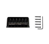 Cordiera fissa a 6 corde per chitarra a carico superiore con viti di montaggio e chiave per parti di chitarra elettrica durevole Hardtail ponte fisso