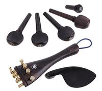 Cordiera mentoniera accordatore fine accordatore piolo coda endpin kit per violino 4/4