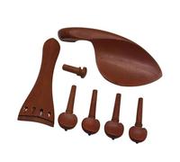 Cordiera per accordatore per violino in legno di giuggiola marrone con corda per coda Violino per giuggiola per violino Tirare il kit per corde