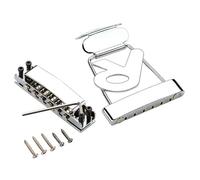 Cordiera per chitarra elettrica a 6 corde, in metallo, trapezio per chitarra, con coperture per ponte e piastra di base per chitarra