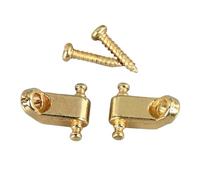 Cordiera per Chitarra Elettrica, Supporto Guida per Coda a Rullo per Chitarra, Installazione Rapida, Metallo, Facile Regolazione, Attacco Fisso per la Sostituzione (GOLD)