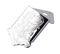 Cordiera per mandolino, ponte a 12 fori, per chitarra a 3-6 corde, color argento