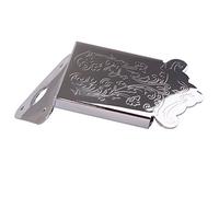 Cordiera per mandolino, ponte a 12 fori, per chitarra a 3-6 corde, color argento