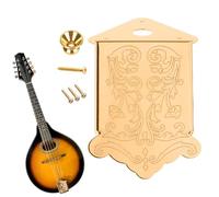 Cordiera Per Mandolino - Set Hardware Per Mandolino, Attrezzatura Per Performance Musicali, Ponte Per Cordiera A 8 Corde Con Fibbia E Viti | Per Parti Di Strumenti Per Giochi All'aperto Per