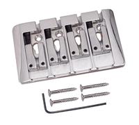 Cordiera Per Ponte A Sella Per Chitarra In Argento Per Parti Di Basso Elettrico