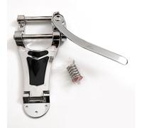 Cordiera per ponte vibrato e tremolo per chitarra, compatibile con Bigsby B700 Style, per chitarra elettrica Gibson ES-335 e Les Paul Style Archtop (cromata)