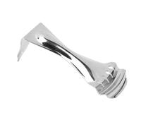 Cordiera piegata per chitarra in lega di zinco, metallo, 4 corde, risonatore, cordiera per chitarra, migliora il volume del tono per chitarre risonatrici in legno e acciaio,