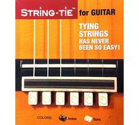 Cordiera tenore con corda, per chitarra classica o flamenco spagnola, perline di colore bianco e perle.