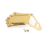 Cordiera trapezoidale per chitarra, ponte di ricambio in metallo lucido, cordiera per chitarra Archtop Chitarra Facile da installare