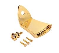 Cordiera Triangolare Placcata Per Mandolino A 8 Corde Con Viti Ricambio Liutaio Decorazione Finitura Lega Zinco Lucida Piastra Copertura Rimovibile Cambio Corde