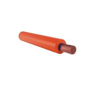 cordina, cavo elettrico, 1 metro, 4 mmq mm2, 1x4 mm, colore arancione, in rame, filo unipolare, conforme CPR, FS17, ideale per ristrutturazioni impianto elettrico per case e appartamenti