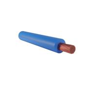 cordina, cavo elettrico, 1 metro, 4 mmq mm2, 1x4 mm, colore blu, in rame, filo unipolare, conforme CPR, FS17, ideale per ristrutturazioni impianto elettrico per case e appartamenti