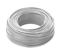 cordina, cavo elettrico, 100 metri, 4 mmq mm2, 1x4 mm, colore bianco, in rame, filo unipolare, conforme CPR, FS17, ideale per ristrutturazioni impianto elettrico per case e appartamenti