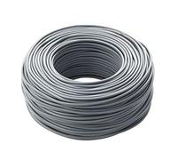 cordina, cavo elettrico, 100 metri, 4 mmq mm2, 1x4 mm, colore grigio, in rame, filo unipolare, conforme CPR, FS17, ideale per ristrutturazioni impianto elettrico per case e appartamenti