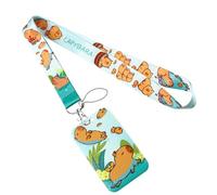 Cordini Con Cinghia Del Collo Portano Capybaras Distinta Badge Lanyard Porta Del Cartoncino Per Infermieri Per Insegnanti Office Capybara Cancella
